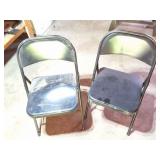 2- METAL CHAIRS