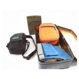 SURVIVAL ITEMS - IN METAL BOXES AND BAGS