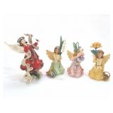 WILDFLOWER ANGELS- SET OF 4