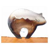 CIRCLE D METAL ART- BEAR
