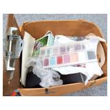 BEADS AND CRAFTING SUPPLIES BOX LOT