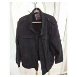 LEVI STAUSS-2XL MENS BLACK LINED COAT