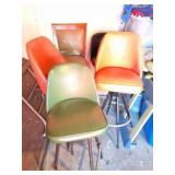 5 - VINTAGE BAR STOOL LOT