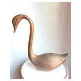 VINTAGE BRASS DUCK