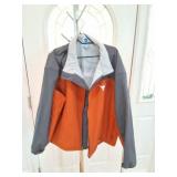 TE AS LONGHORNS - NCAA- ZIPPER WIND BREAKER- 3XL