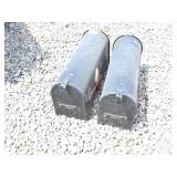 2- METAL MAIL BOXES