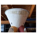 VINTAGE FUNNEL BALL-  CHILDS PLAYGROUND TOY-