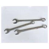 3 - LARGE STRIGHT WRENCHES- 1 5/16"- 1 1/2" and