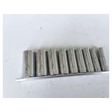 CRAFTSMAN- DEEP WELL SOCKETS- ON STRIP- 1/2"-