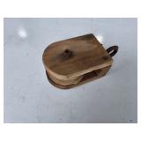 VINTAGE WOODEN PULLY