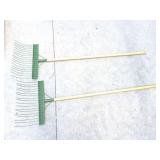2- HORSE MANURE PICKER- RAKES - NEW
