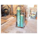 WELDING TORCHES AND CART- HAS HOSES - BUT ONLY