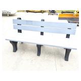 SYNTHETIC PARK BENCH- EARTHCARE MIDWEST