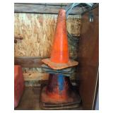 ORANGE RUBBER CONE LOT