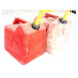 2- RED FUEL CANS