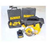 DEWALT- CIRCULAR SAW- 2 BAGS- 2 BOXES- ONE