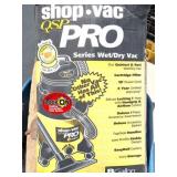 SHOP VAC- QSP PRO - WET/ DRY VAC- IN ORIGINAL BOX