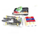 PAINTING AND CAULKING SUPPLIES- MOSTLY NEW