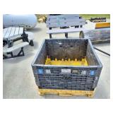 LARGE HEAVY DUTY FOLDING PLASTIC CRATE/ TOTE