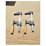 2 SMALL CLAMPS