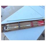 BEAR ARCHERY ARROWS WITH BROADHEADS