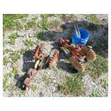 2 CAST IRON TRACTOR SPRINKLERS
