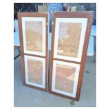 VINTAGE WINDOWS MADE INTO DECOR