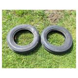 PAIR OF TRACTOR FRONT TIRES