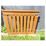 WOODEN GATE WITH LATCH