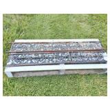 VINTAGE METAL PORCH DEOCR ITEMS