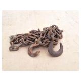 HEAVY CHAIN WITH 2 HOOKS
