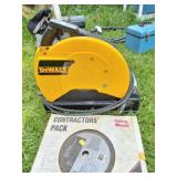 DEWALT CUT OFF SAW WITH ABRASIVE BLADE
