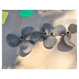 3 HEAVY BOAT PROPS