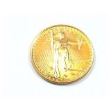 GOLD BULLION $5 AMER EAGLE 1986;