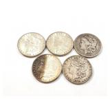 5 - DOLLARS MORGAN 1879-1889;