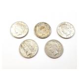 5 - DOLLARS PEACE 1922-1926;
