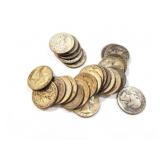 26 - QUARTERS WASHINGTON 1935-1964;