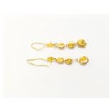 5.2g 21k yg pr earrings;