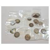 2 - QUARTERS WASHINGTON 1963 & 1964; flatted