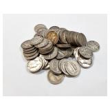 70 - DIMES MERCURY 1917-1945;