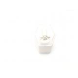 2.5g 14k wg ring with approx .45ct diamond;