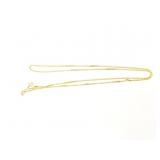 15.1g approx 21k yg chain with dragon clasp;