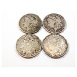4 - DOLLARS MORGAN 1882-1889;