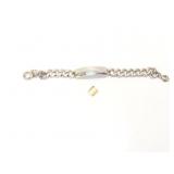 .4g 14k yg broken part of charm; 55.7g .925 ID