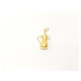 1.6g 18k yg pitcher pendant;