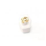 9.2g 10k yg nugget style ring;