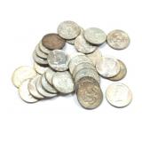28 - HALF DOLLARS KENNEDY 1964-1969;