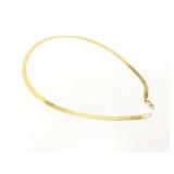 10.2g 10k yg herringbone chain;