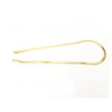 14k yg 12.2g herring bone chain;