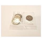 7 - HALF DOLLARS WALKING LIBERTY 1936-1945; HALF